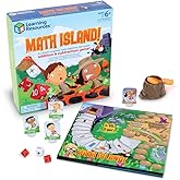 Learning Resources Math Island Addition & Subtraction Game, Educational Games, Elementary Math, Teaching Toys, Children’s Mat