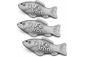 Iron Fish Shaped Cooking Supplement, Natural Iron Ingot for Soups, Stews, Rice, Noodles, Tea and Coffee, Boosts Daily Iron In