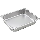 Winco SPH2 44198 Size Pan 2 1/2" (NSF), Stainless Steel, Medium
