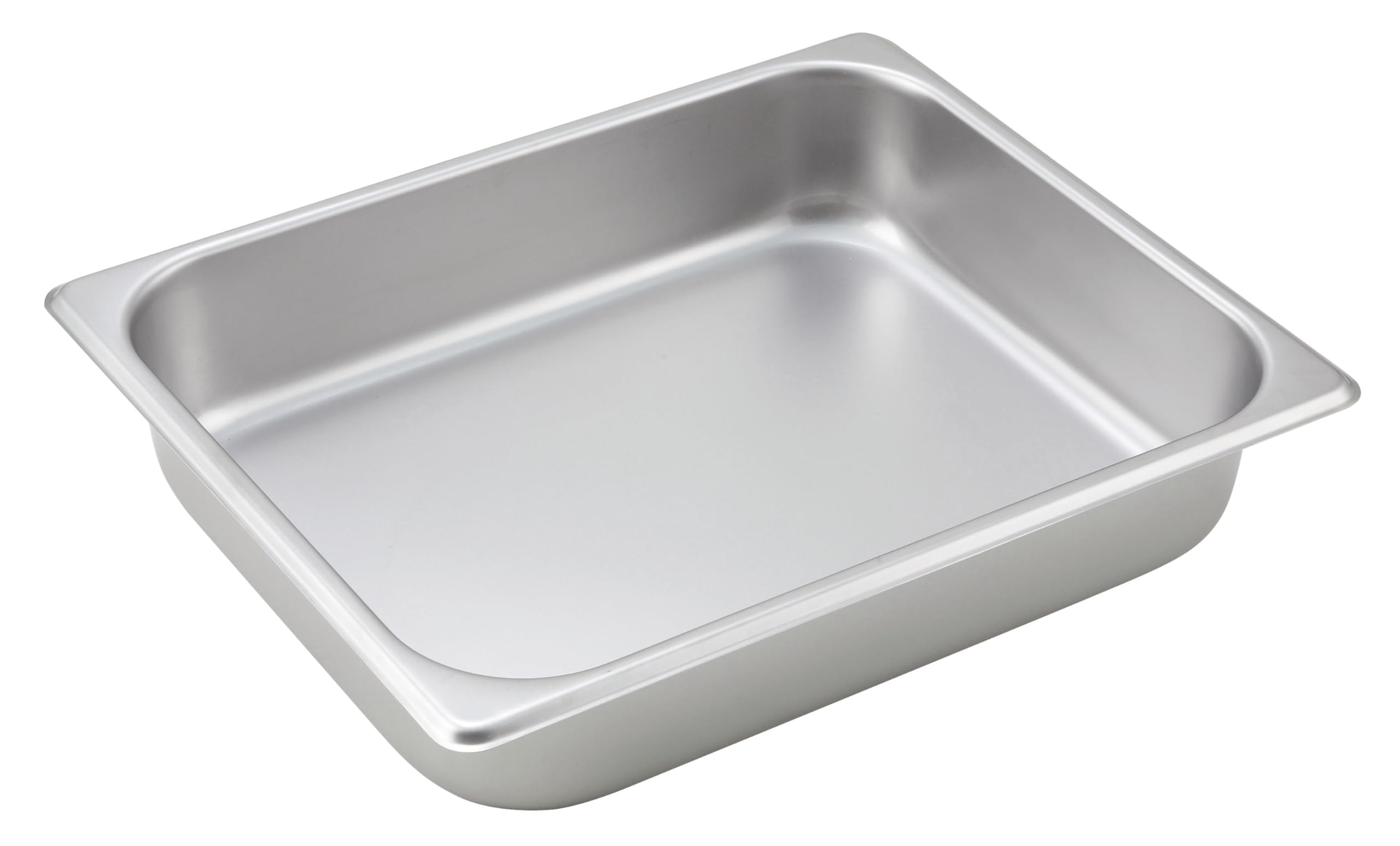 Photo 1 of Winco SPH2 44198 Size Pan 2 1/2" (NSF), Stainless Steel, Medium