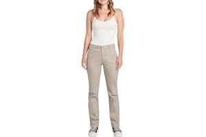FIVESTAR GENERAL Women's Flex Straight Work Pant, Mid-Rise, Sits Below Waist, Hook and Eye Closure with Zip Fly, Four Pockets