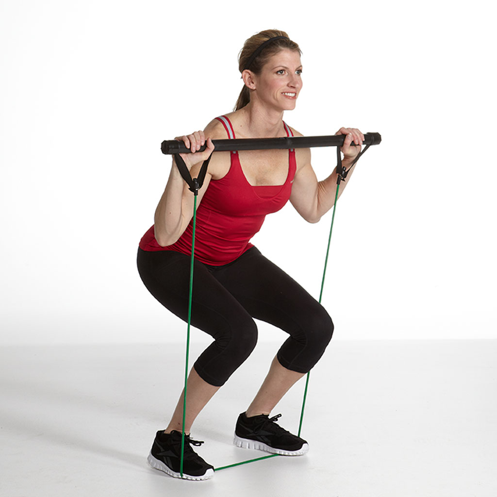 SPRI Xercise Bar Kit with 3 Xertubes Weight Bars