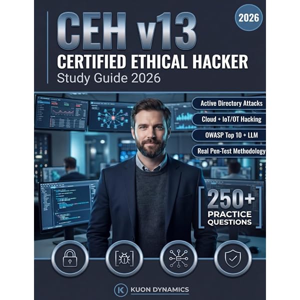 Amazon.com: Certified Ethical Hacker CEH v13 STUDY GUIDE 2026–2028