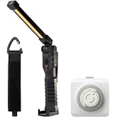 ARGENDON Accessory Package. Extension Cord Organizer for House and Yard. Portable LED Worklight for Automotive, Mechanic, and Grill. Timers are Used for Fish Tanks, Fans, and Lights.