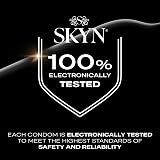 SKYN Supreme Feel Condoms 10 Count Latex Free Regular Size 53mm Wide view 7