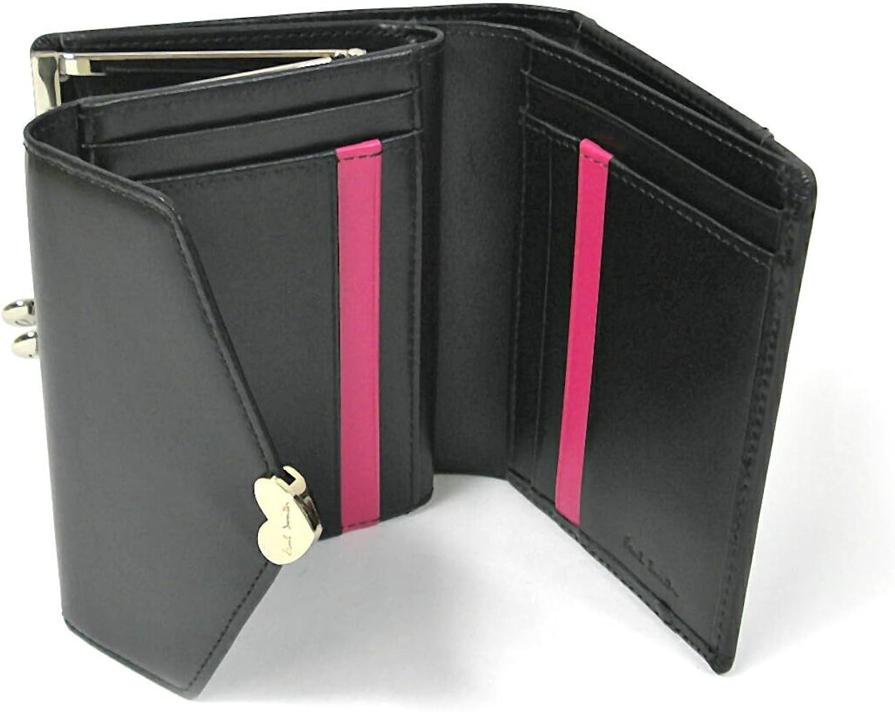 Amazon ポールスミス ラブレター 二つ折りウォレット ブラック Pwa004 Paul Smith ポール スミス 財布