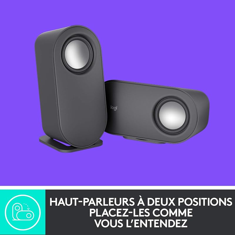 Z407 Haut-parleurs Bluetooth pour Ordinateur avec Caisson de Basses et contrôle sans Fil, Son immersif, Audio Premium avec Plusieurs entrées et Haut-parleurs USB - Noir