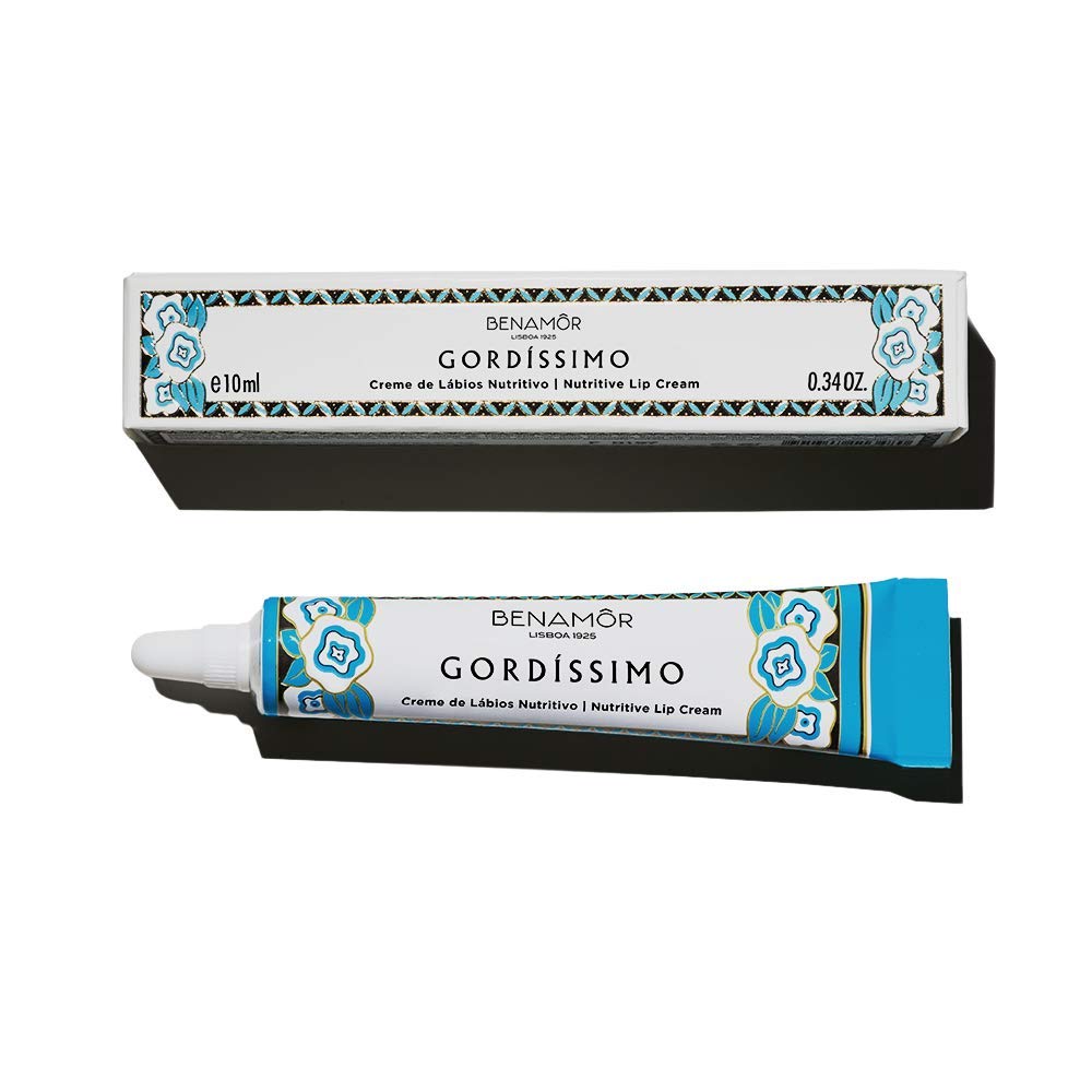 Benamôr - Gordíssimo Lip Cream - Nourishing Lip Care - 98,75% Natural Ingredients - Shea Butter, Argan Oil, Coconut, Sweet Almond - Paraben Free - 10ml Tube