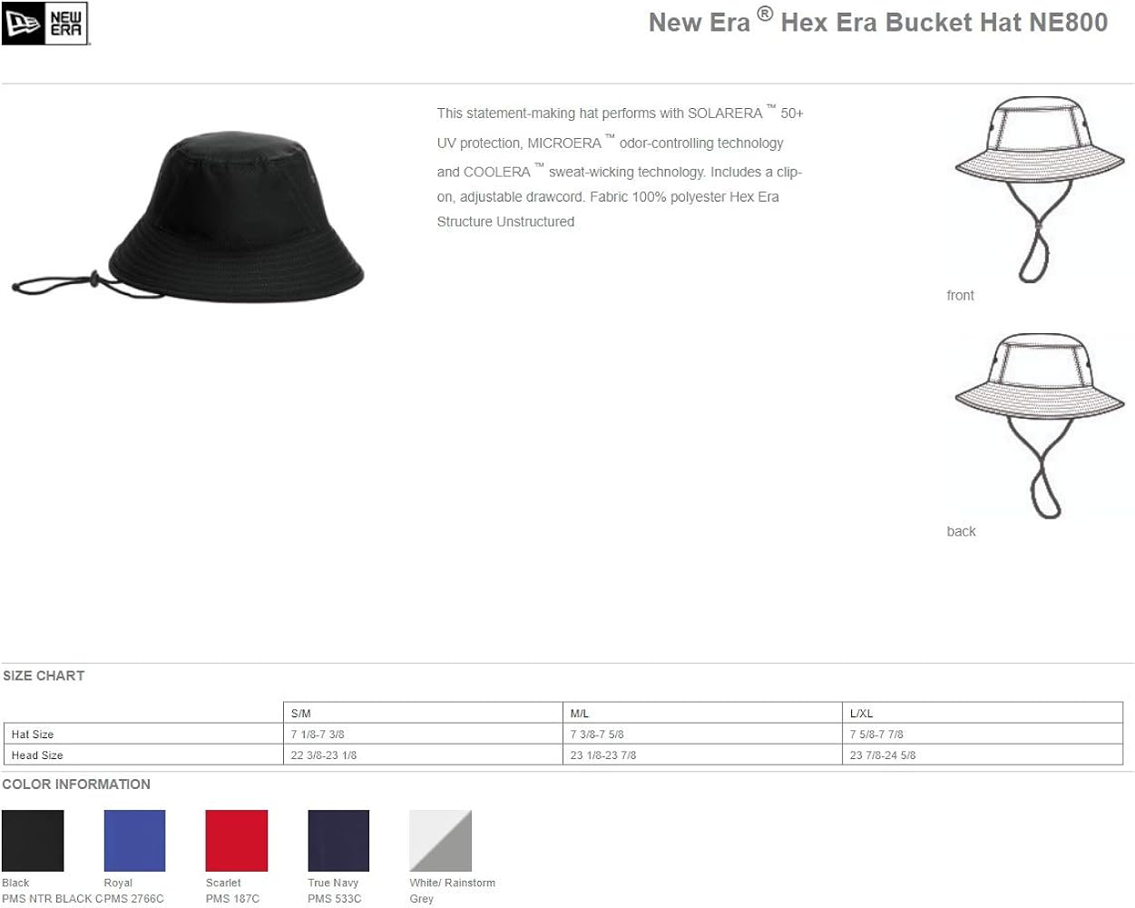 new era bucket hat with string