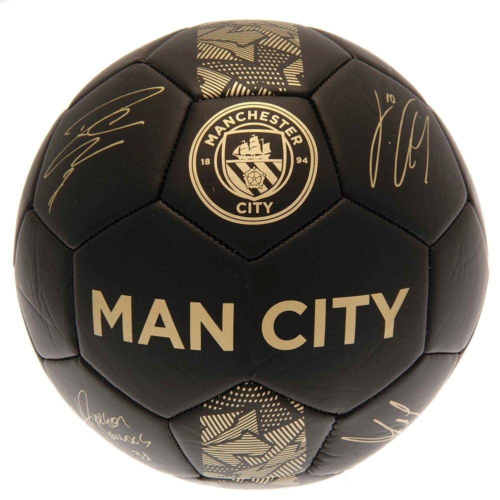 Hy-Pro Officially Licensed Manchester City F.C. Phantom Signature Football