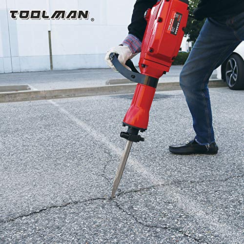 Toolman 14.0A Electric Demolition Jack Hammer concrete breaker with case, goggles and gloves LT5105