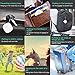 Key Finder Smart Anti-Lost Tracker– Luxsure Cellphone, Wallet, Bags and Pet Item Tracker Mini Locator with App Control Compatible for iPhone/iPod/iPad/iOS/Android (White)
