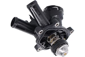 MOTOKU Engine Coolant Thermostat Assembly w/housing Gasket for Mercedes-Benz C250 SLK250 2012-2015