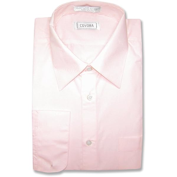 LAUREN RALPH LAUREN Non-Iron Classic Fit Stretch Dress Shirt Pale Pink 16 x  34-35 at Amazon Men's Clothing store