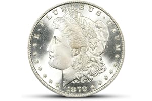 GENERIC Antique Silver Coins, American Morgan Silver Dollar Coin, Old US Coins for Collectors, U.S. Ancient Coin Collection, Old Coins Set, Commemorative Coin (Morgan Dollar 1879)