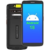 Vanquisher Android 15 Enterprise Portable Data Terminal, 2025Q4 Launched, 6-inch Touchscreen Handheld PDA with Zebra SE4710 1D &amp; 2D QR Barcode Scan Engine, WiFi &amp; 4G LTE, with Protective Case