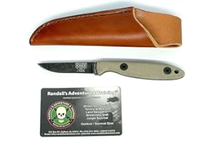 ESEE Knives Cody Rowen CR2.5 Hunting Camping Fixed Blade Knife Leather Sheath CR2.5-BO