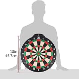Esjay 18 Inch Magnetic Dart Board Set Safe Kids Indoor Outdoor Game 12 Darts view 5