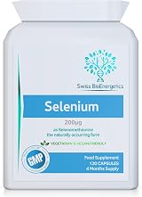 Swiss BioEnergetics Selenium 200μg 120 Capsules Selenomethionine UK Made view 6