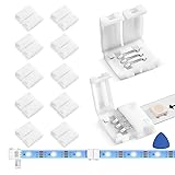 WENHSIN 10-Packs 3-Pin LED Connectors for LED Strip