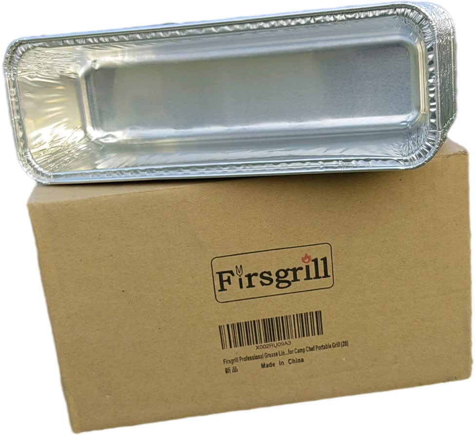 Firsgrill Professional Grease Liners Disposable Aluminum Foil Drip Pans