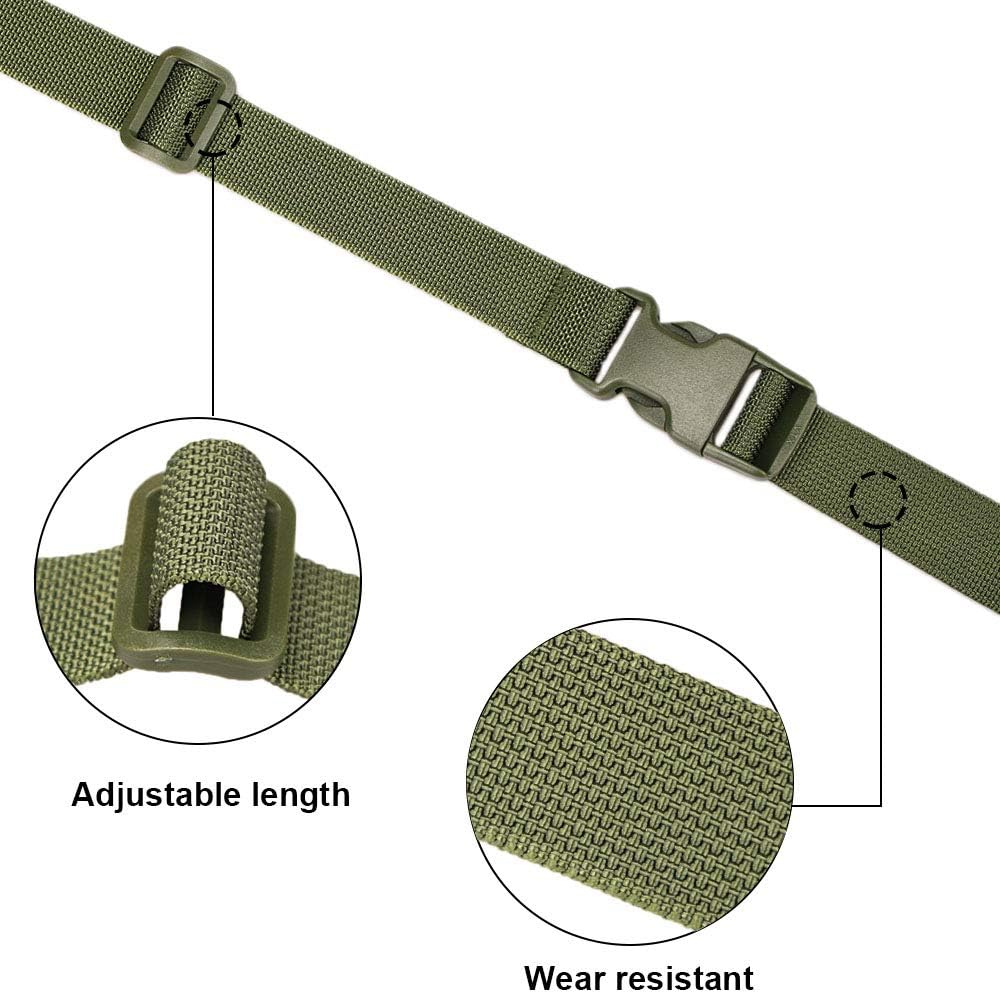 Magarrow Luggage Straps Adjustable Travel Accessories Packaging Suitcase Travel Buckle Belt Non-Slip Packing Belt (Green- 6pcs) - Image 4
