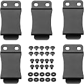 5-Pack 1.5 Inch 1.75 Inch Holster Clip for IWB &amp; OWB Sheath | Kydex Holster | Fiber-Reinforced Polymer Belt Clips for Holsters