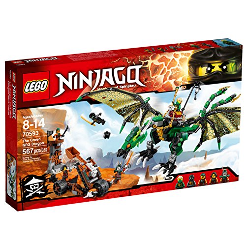 LEGO Ninjago 70593 The Green NRG Dragon Building Kit (567 Piece)