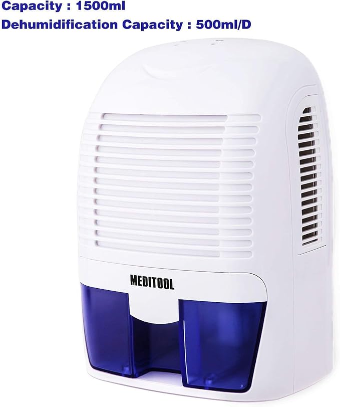 Guiok Auto Quiet Portable Compact Home Dehumidifiers