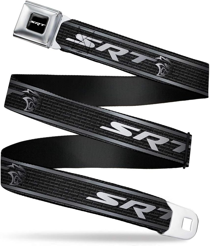 BuckleDown Men's Seatbelt Belt Viper XL, Dodger SRT