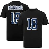 Custom Football T-Shirt No Brand/Logos 100% Cotton for Mens/Womens/Kid