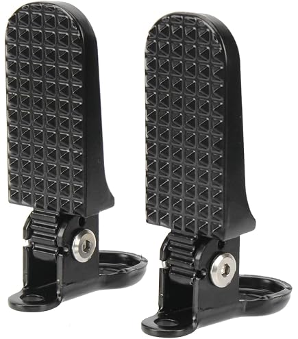 thumbnail image 2 of QccHieUs Bicycle Rear Pedals Foot Pedals Stable Riding Accessories Multifunction Footrest 2 of 9