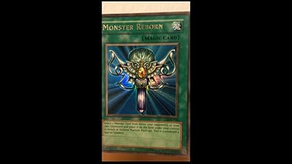 Amazon Com Yu Gi Oh Monster Reborn Lob 118 Legend Of Blue Eyes White Dragon Unlimited Edition Ultra Rare Toys Games