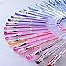 Gshine Gel Pens Set - 60 Colors with Premium Ink Coloring Pens for Adult Coloring Books Drawing Writing Including Glitter Neon Metallic (No Duplicate)