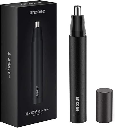 Amazon Anzoee 鼻毛カッター エチケットカッター メンズ 耳毛カッター 電動式カッター 鼻毛切り 髭剃り 乾電池式 内刃水洗い可能 小型 持ち運び便利 低騒音 Anzoee 鼻 耳毛カッター 通販