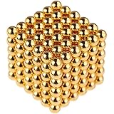 Beautychen Magnetic Cube 216/512/1000pcs 5mm Magnets Blocks Magnetic Square Cube Children's Puzzle Magic Cubes DIY Educational Toys for Kids Intelligence Development and Stress Relief