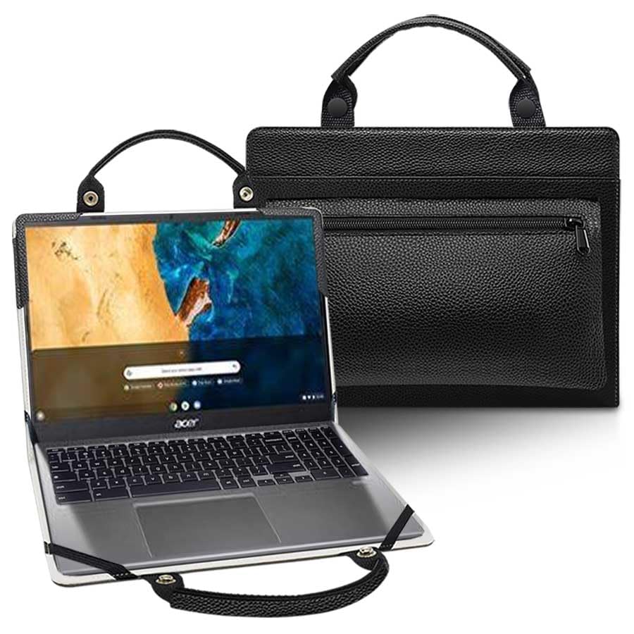 Photo 1 of Laptop Case Cover for Acer Chromebook Spin 512 R853TA R853TA-C7KT R853TA-P3R1 r853tna-c82m/Chromebook Spin 512 R856T R856TN R856TN-P20G with Portable Bag with Bag Handle,Black