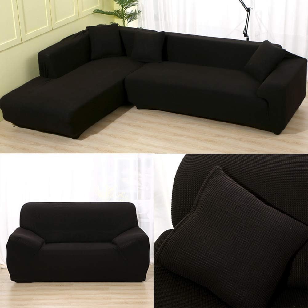 WENYAO Funda para sofá en Forma de L, Funda de sofá elástica y Lavable