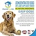 65 days supply, Hip & Joint Supplement, Glucosamine for Dogs, Joint Supplements for Dogs, contains Chondroitin and MSM