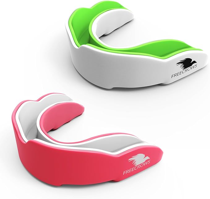 FreeCrows MMA Mouthguard/Youth Mouth Guard 2X Gum Shield