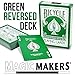 Magic Makers Green Playing Cards Bicycle Deck