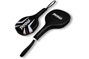 Damage Fight Gear Premium Boxing MMA Target Pads Punching & Striking Paddles (Pair)
