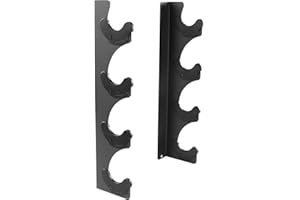 LOVIND Barbell Rack Barbell Holder Wall Mount Barbell Storage Holder Olympic Bar Hanger for Home, Commercial, Garage Gym