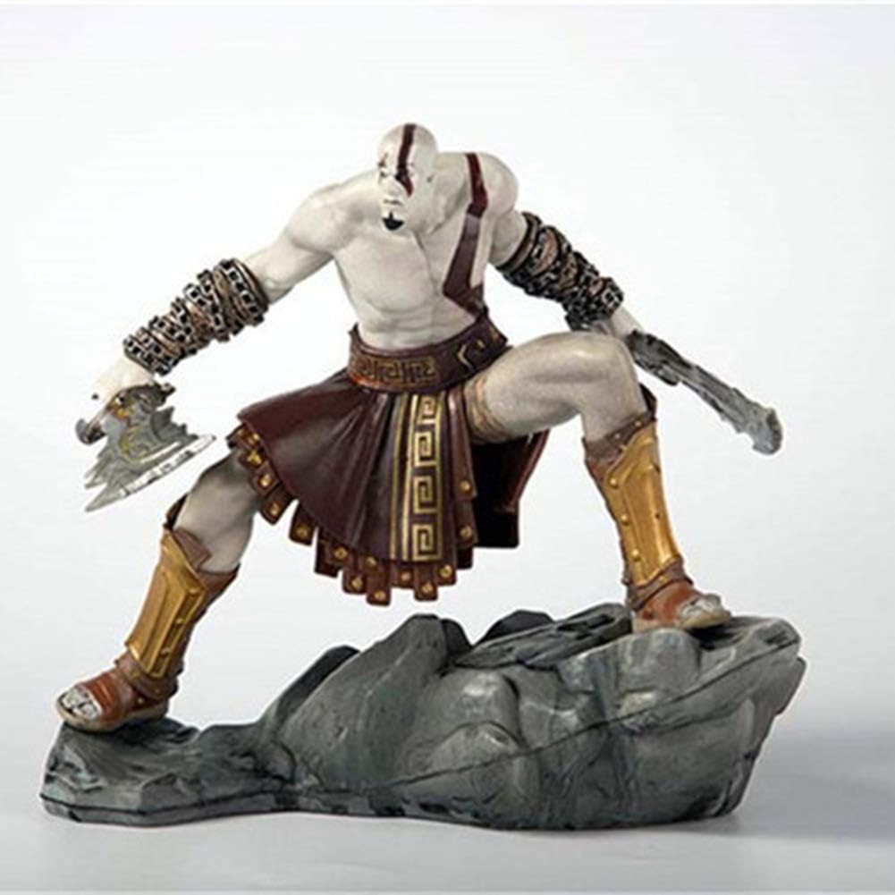 HUANIU Toy Model Anime Character God Of War Toy Statue Kratos Doll Decorative Souvenir/Collection/Gift A-18cm