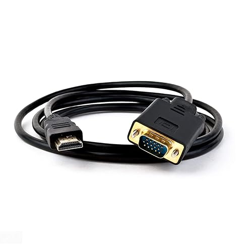 ZasLuke HDMI to VGA Gold Plated Active Video Adapter Cable 1080P