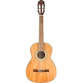 Fender CN-25 3/4 Nylon String Acoustic Guitar for Kids, Natural | Beginner kids guitar ages 6-11, easy-to-play nylon strings, includes 3 months free lessons, 2-year warranty