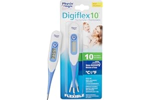 Physio Logic Digiflex 10 Digital Thermometer with Ten Second Results, Clinically Proven Accuracy in Less Than Ten Seconds, Fa
