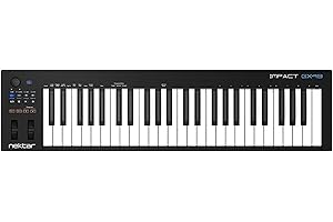 Nektar Impact GX49 | USB MIDI Controller Keyboard with Nektar DAW Integration Black