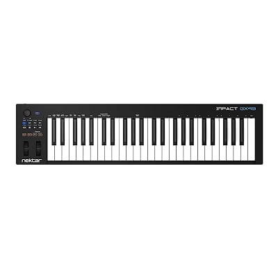 Nektar Impact GX49 | USB MIDI Controller Keyboard with Nektar DAW Integration Black