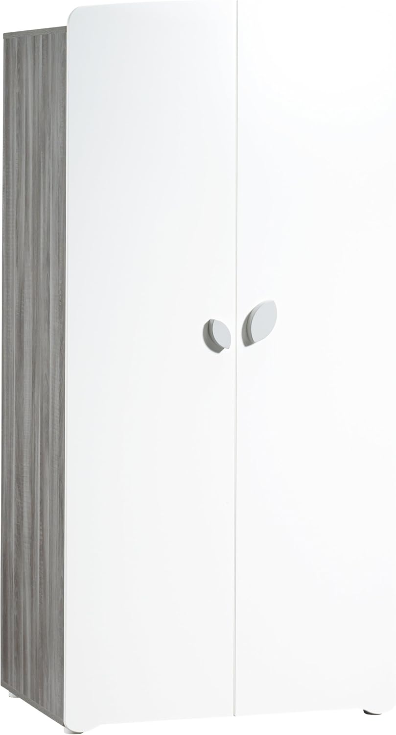 Lit Bebe Combine Evolutif Smile Chene Silex 60 X 120